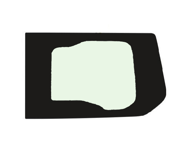 mk2 ford transit custom offside barn door in green