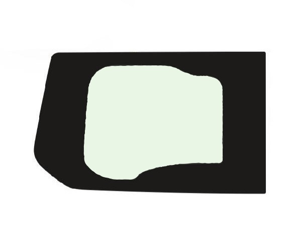 MK2 ford transit custom nearside barn door in green