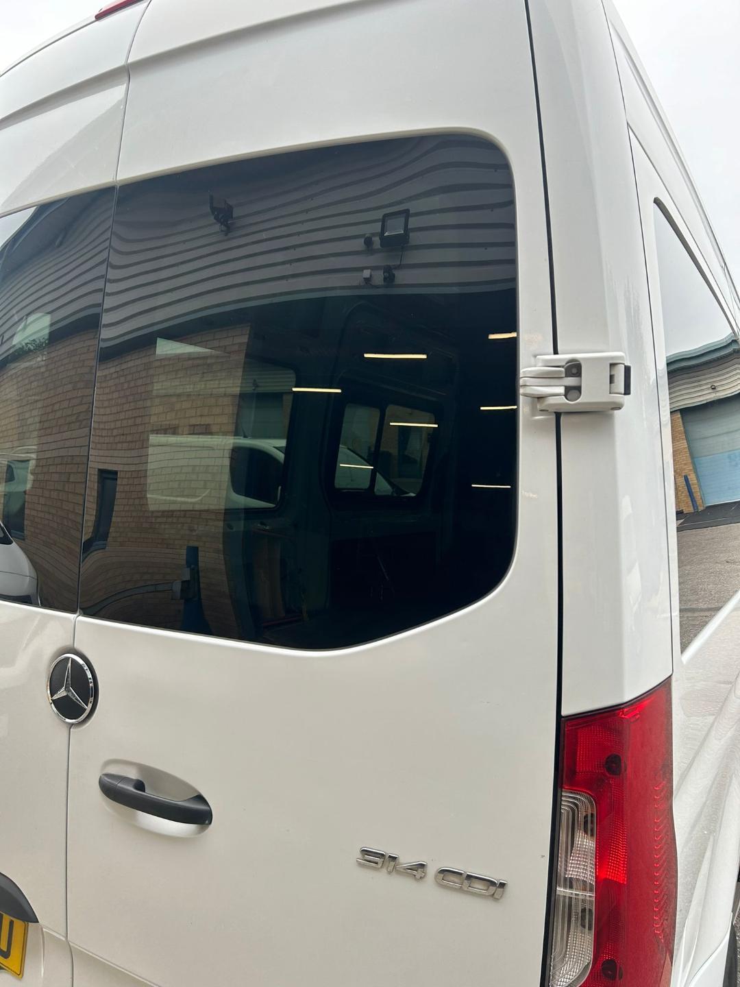 mk3 sprinter offside barn door privacy